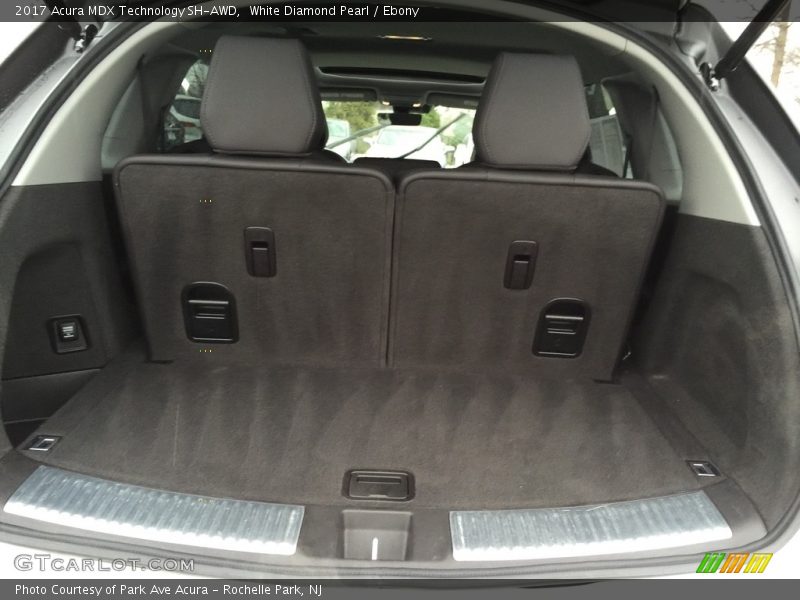 White Diamond Pearl / Ebony 2017 Acura MDX Technology SH-AWD