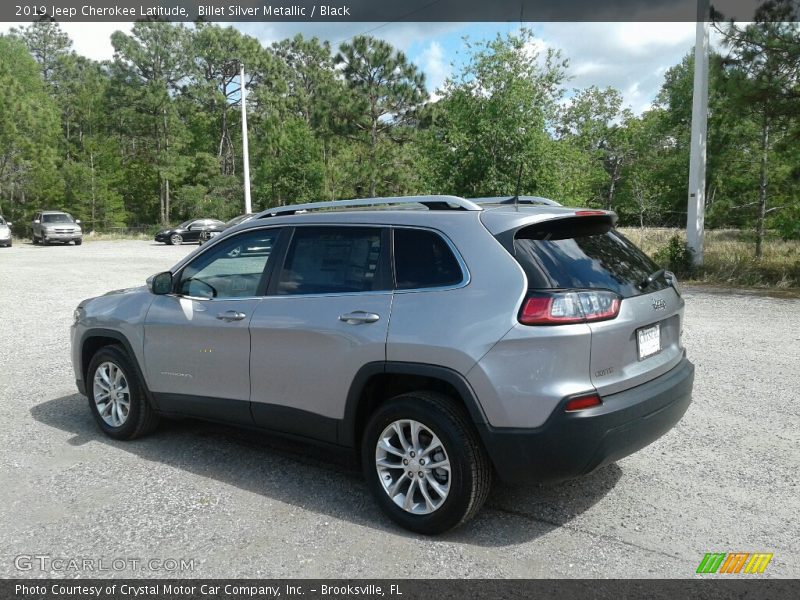 Billet Silver Metallic / Black 2019 Jeep Cherokee Latitude