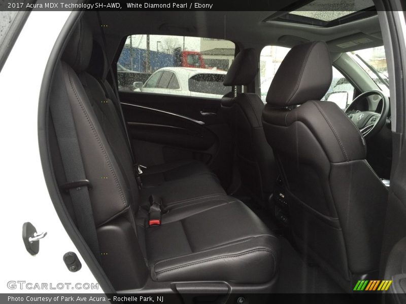 White Diamond Pearl / Ebony 2017 Acura MDX Technology SH-AWD