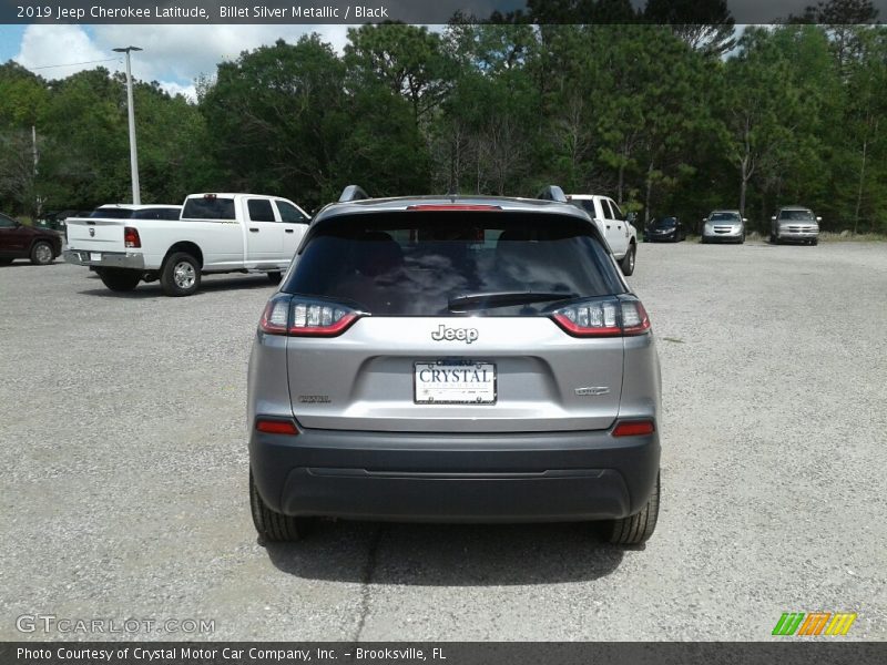 Billet Silver Metallic / Black 2019 Jeep Cherokee Latitude