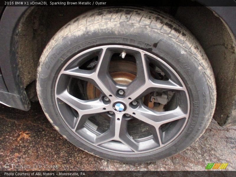 Sparkling Brown Metallic / Oyster 2016 BMW X1 xDrive28i