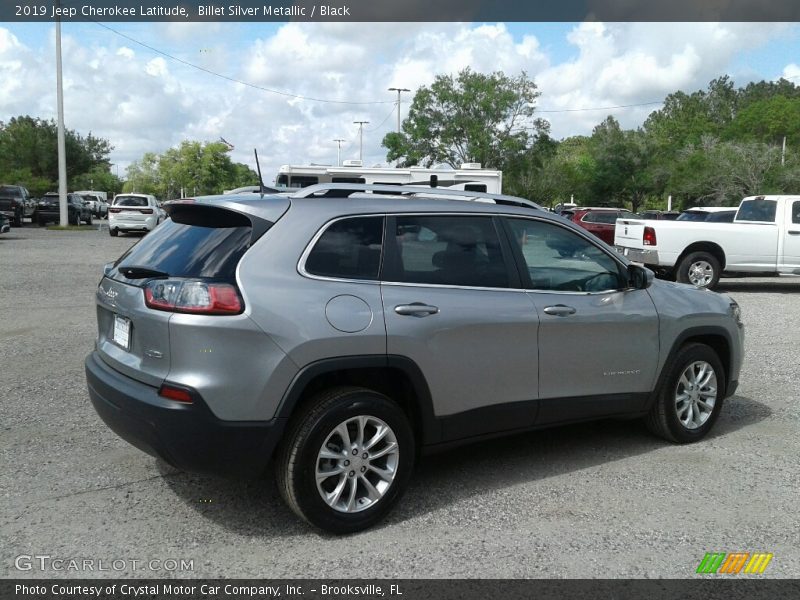 Billet Silver Metallic / Black 2019 Jeep Cherokee Latitude