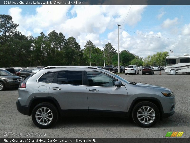 Billet Silver Metallic / Black 2019 Jeep Cherokee Latitude