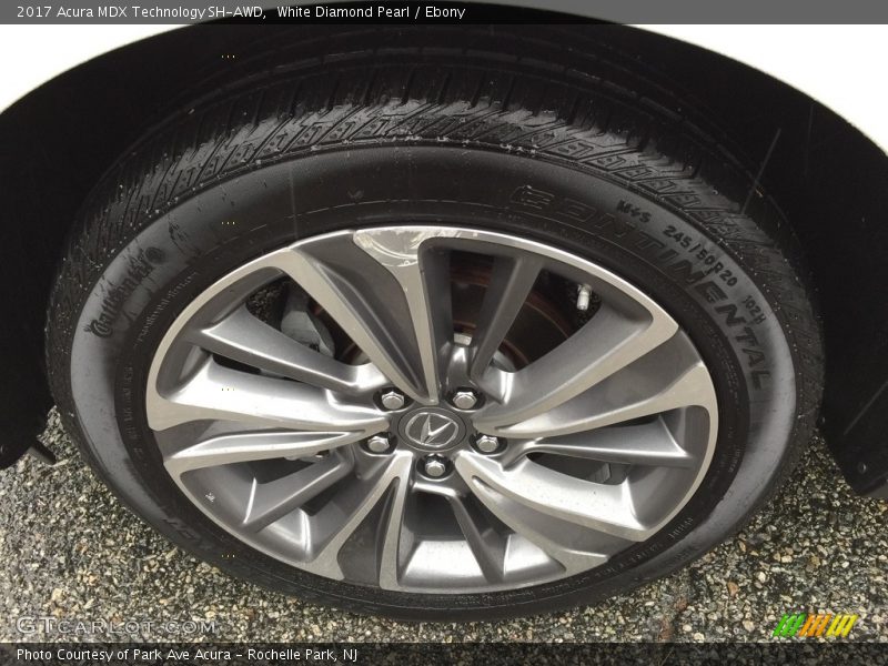 White Diamond Pearl / Ebony 2017 Acura MDX Technology SH-AWD