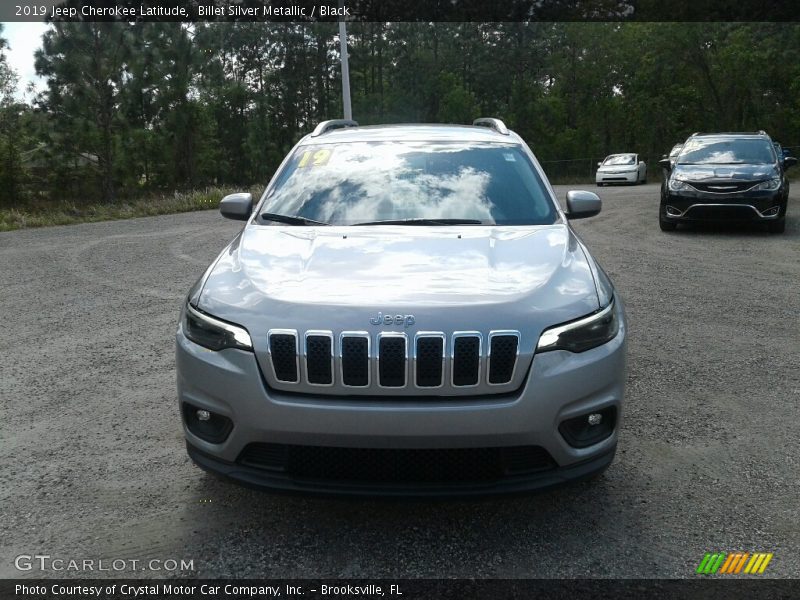 Billet Silver Metallic / Black 2019 Jeep Cherokee Latitude