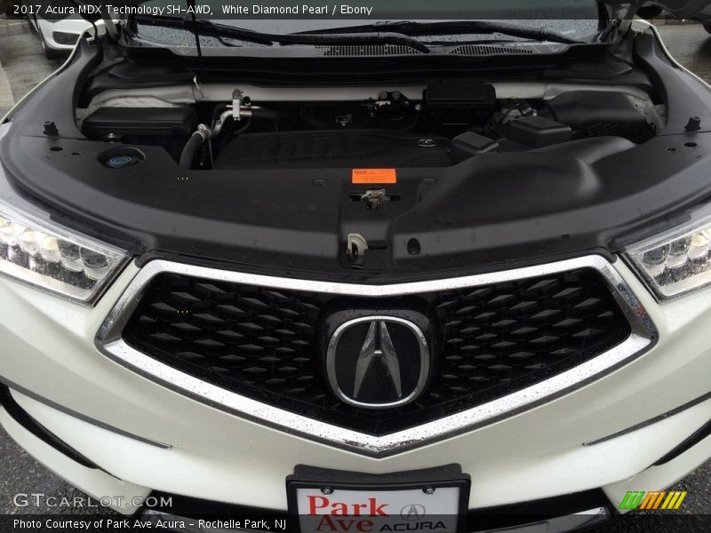 White Diamond Pearl / Ebony 2017 Acura MDX Technology SH-AWD