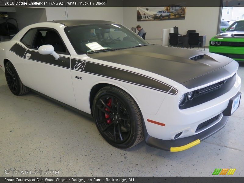 White Knuckle / Black 2018 Dodge Challenger T/A 392