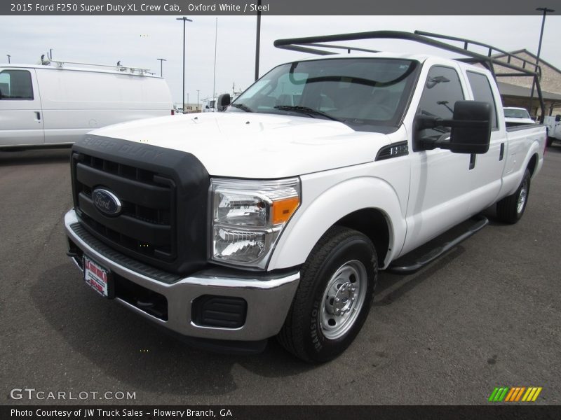 Oxford White / Steel 2015 Ford F250 Super Duty XL Crew Cab