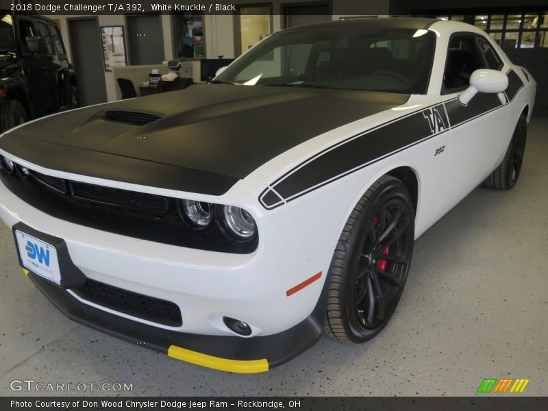 White Knuckle / Black 2018 Dodge Challenger T/A 392