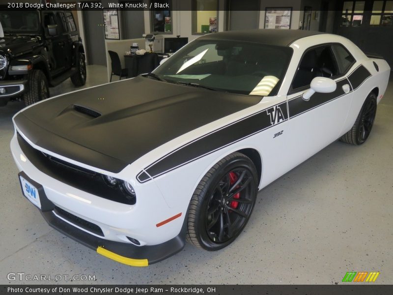 White Knuckle / Black 2018 Dodge Challenger T/A 392