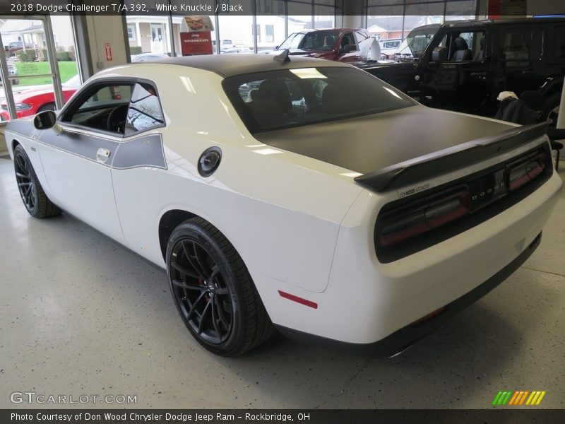 White Knuckle / Black 2018 Dodge Challenger T/A 392