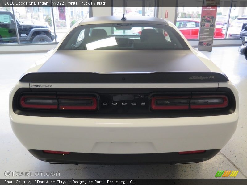 White Knuckle / Black 2018 Dodge Challenger T/A 392