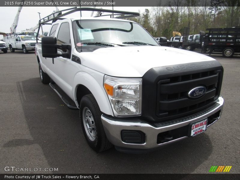 Oxford White / Steel 2015 Ford F250 Super Duty XL Crew Cab