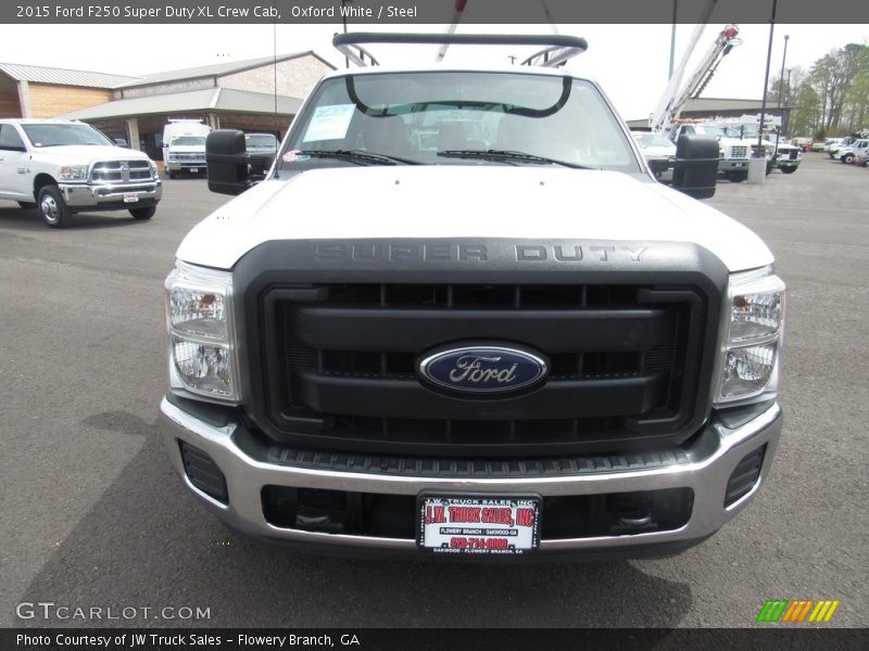 Oxford White / Steel 2015 Ford F250 Super Duty XL Crew Cab