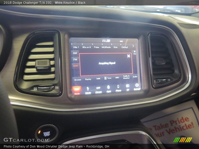 White Knuckle / Black 2018 Dodge Challenger T/A 392