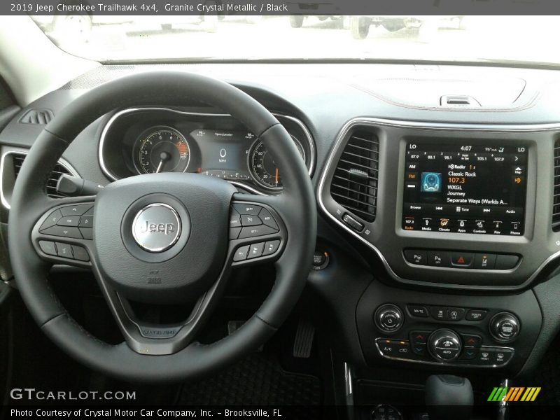 Granite Crystal Metallic / Black 2019 Jeep Cherokee Trailhawk 4x4