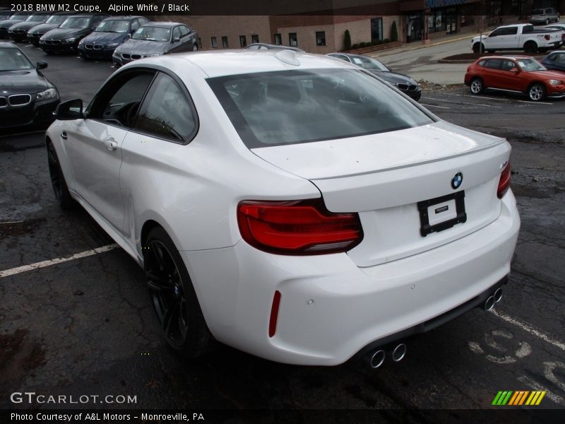 Alpine White / Black 2018 BMW M2 Coupe