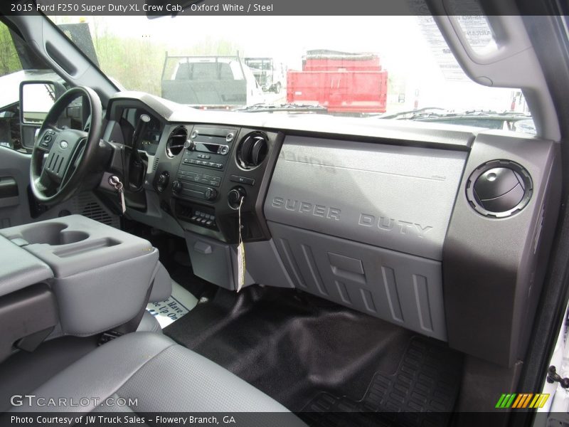 Oxford White / Steel 2015 Ford F250 Super Duty XL Crew Cab