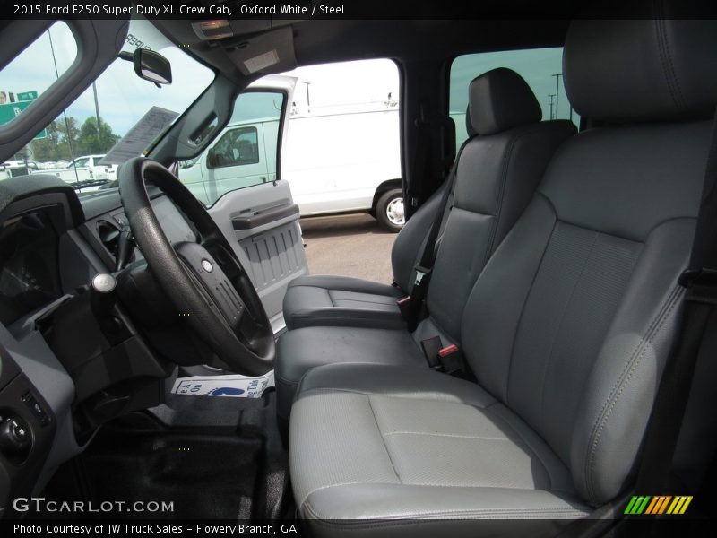 Oxford White / Steel 2015 Ford F250 Super Duty XL Crew Cab