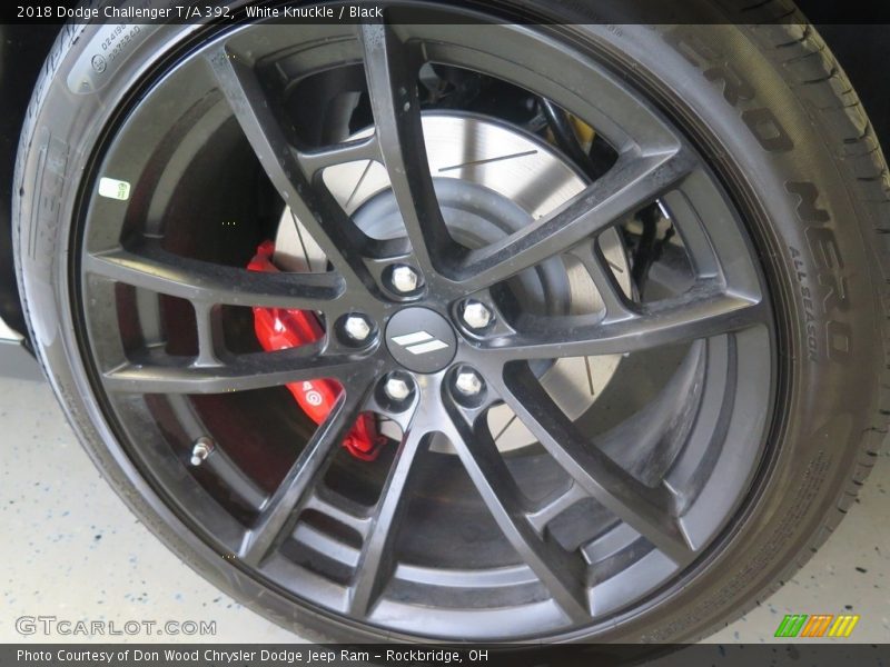 White Knuckle / Black 2018 Dodge Challenger T/A 392