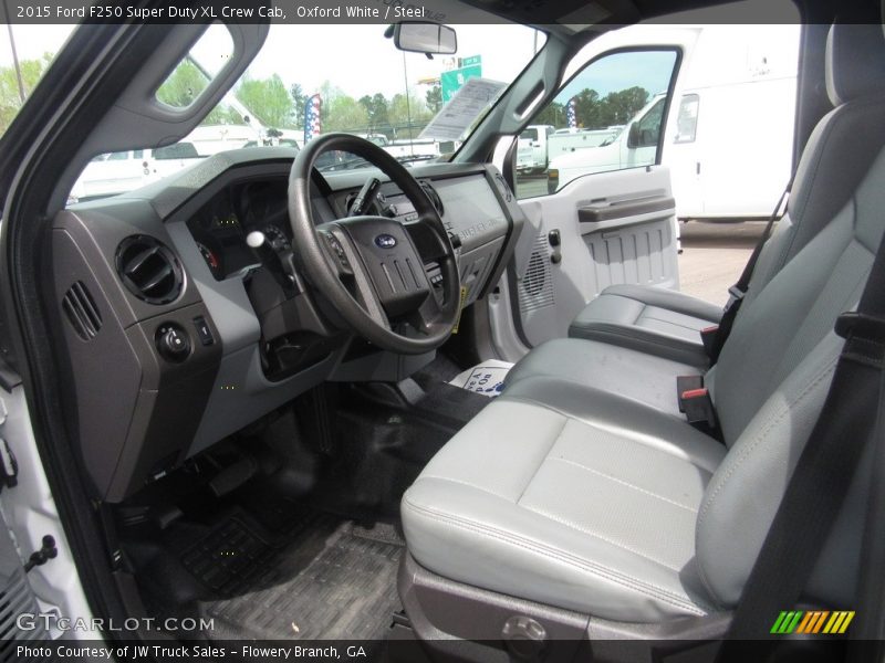 Oxford White / Steel 2015 Ford F250 Super Duty XL Crew Cab