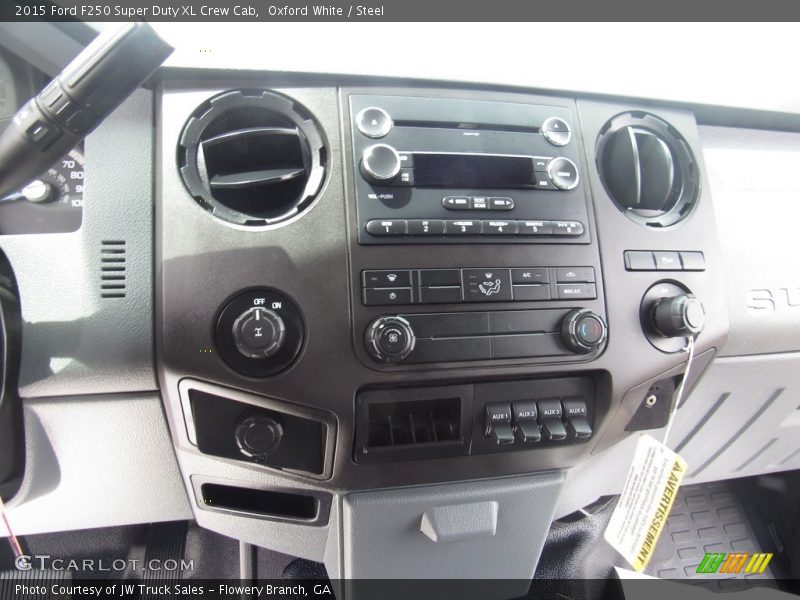 Oxford White / Steel 2015 Ford F250 Super Duty XL Crew Cab