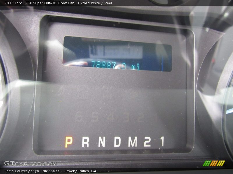 Oxford White / Steel 2015 Ford F250 Super Duty XL Crew Cab