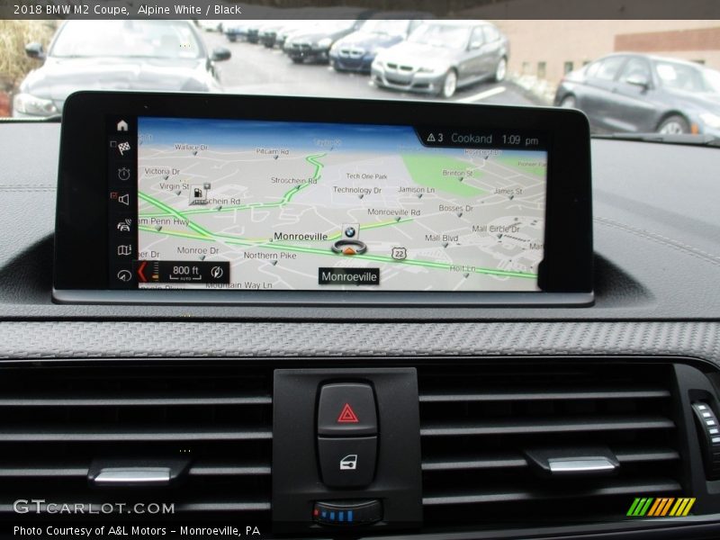 Navigation of 2018 M2 Coupe