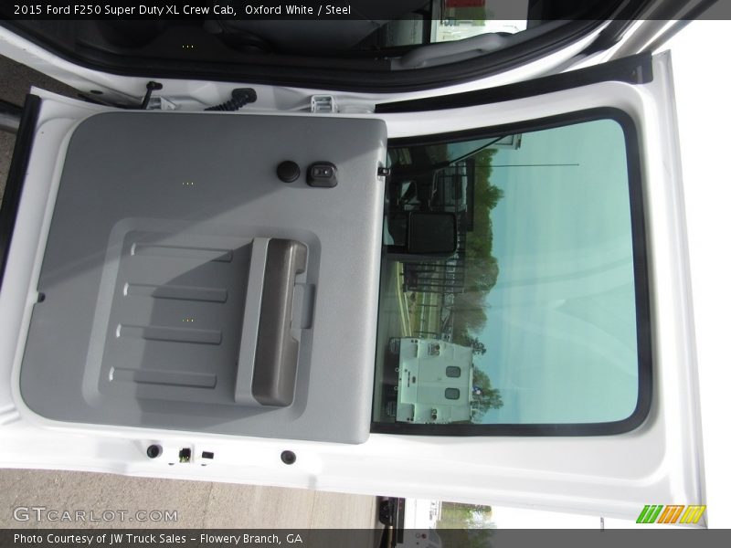 Oxford White / Steel 2015 Ford F250 Super Duty XL Crew Cab