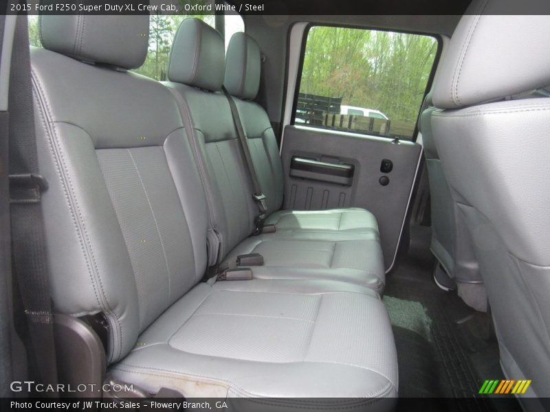 Oxford White / Steel 2015 Ford F250 Super Duty XL Crew Cab