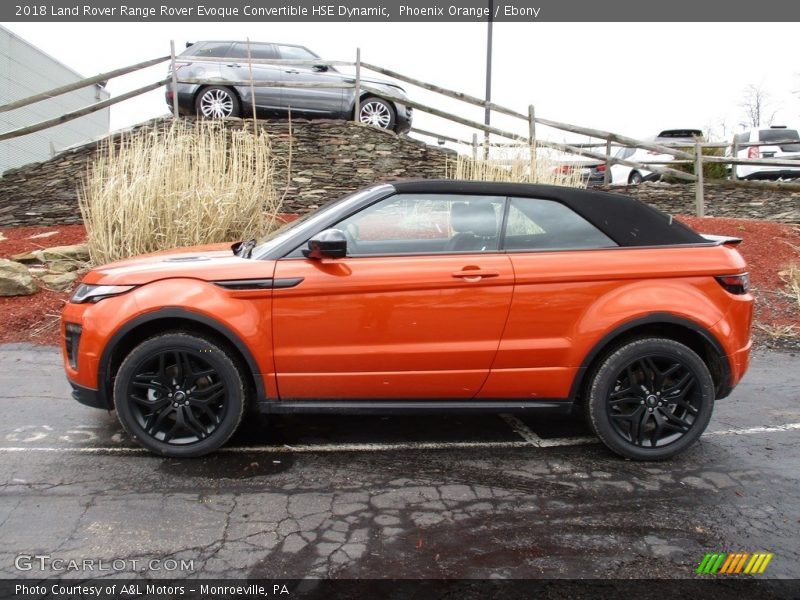  2018 Range Rover Evoque Convertible HSE Dynamic Phoenix Orange