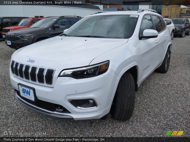 Bright White / Black 2019 Jeep Cherokee Overland 4x4