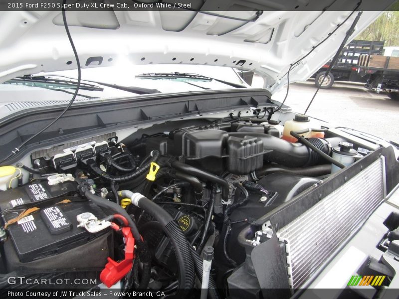 Oxford White / Steel 2015 Ford F250 Super Duty XL Crew Cab