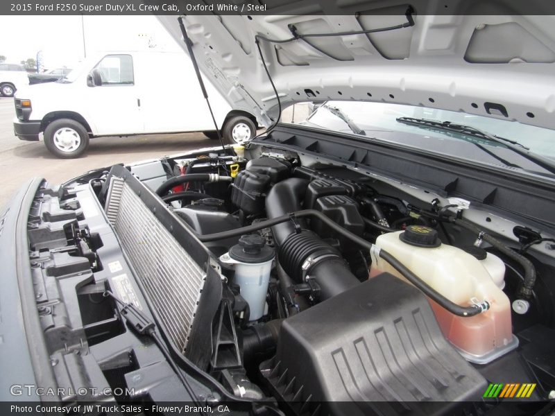 Oxford White / Steel 2015 Ford F250 Super Duty XL Crew Cab