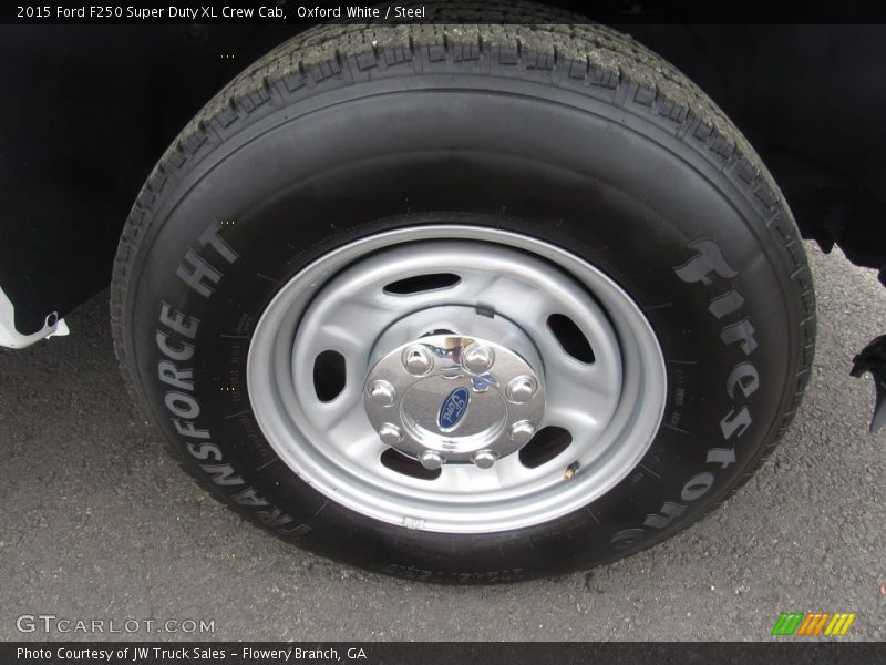Oxford White / Steel 2015 Ford F250 Super Duty XL Crew Cab