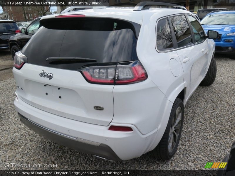 Bright White / Black 2019 Jeep Cherokee Overland 4x4