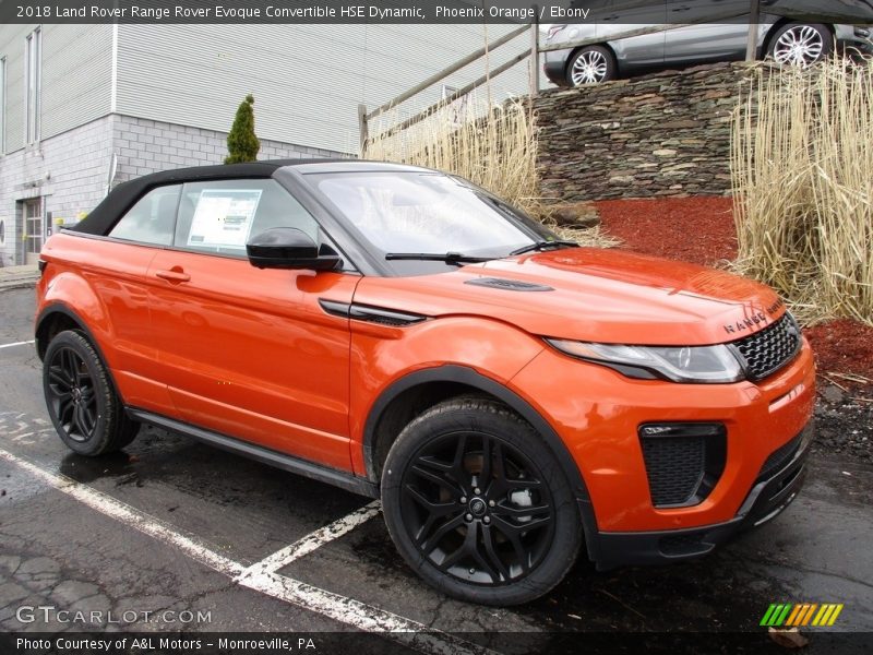  2018 Range Rover Evoque Convertible HSE Dynamic Phoenix Orange