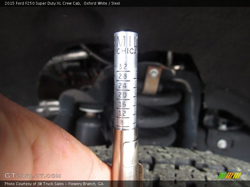 Oxford White / Steel 2015 Ford F250 Super Duty XL Crew Cab