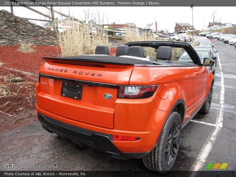 Phoenix Orange / Ebony 2018 Land Rover Range Rover Evoque Convertible HSE Dynamic
