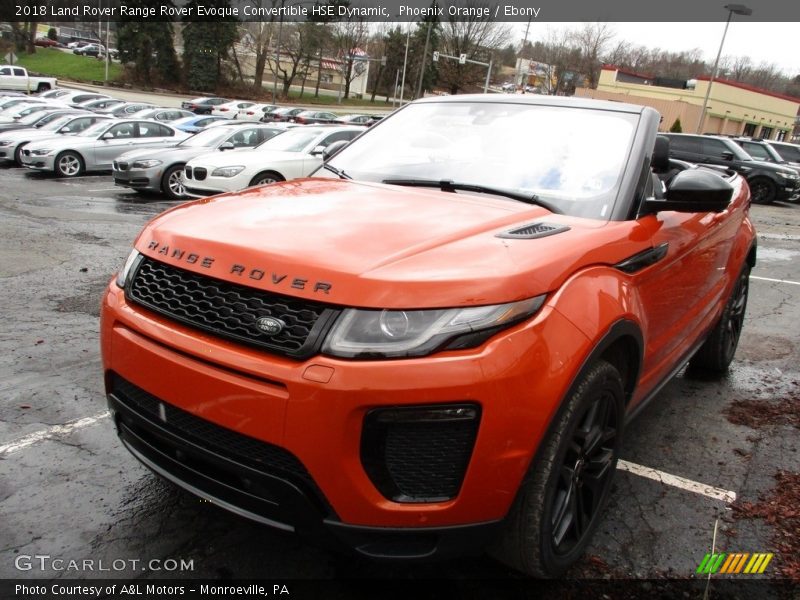 Phoenix Orange / Ebony 2018 Land Rover Range Rover Evoque Convertible HSE Dynamic