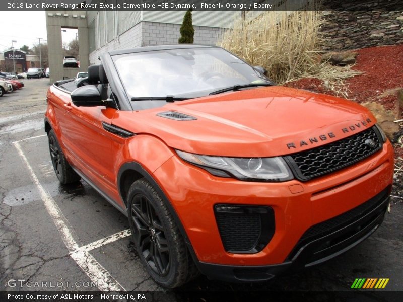 Phoenix Orange / Ebony 2018 Land Rover Range Rover Evoque Convertible HSE Dynamic