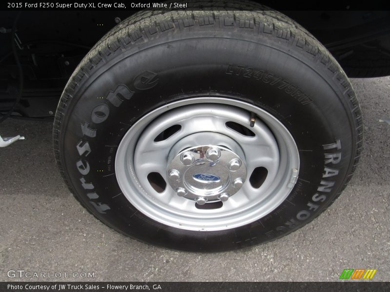 Oxford White / Steel 2015 Ford F250 Super Duty XL Crew Cab