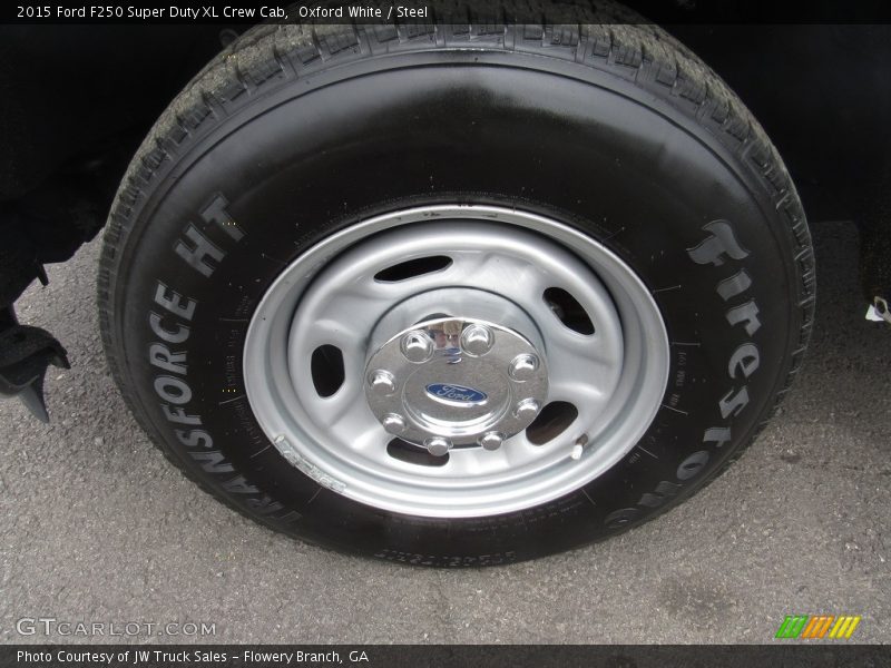 Oxford White / Steel 2015 Ford F250 Super Duty XL Crew Cab