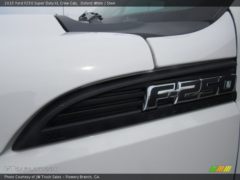 Oxford White / Steel 2015 Ford F250 Super Duty XL Crew Cab