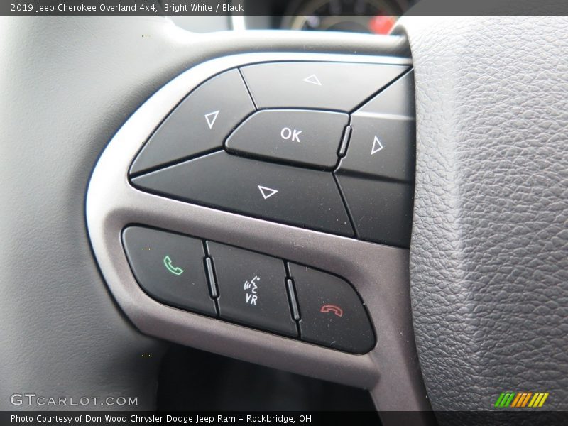 Bright White / Black 2019 Jeep Cherokee Overland 4x4