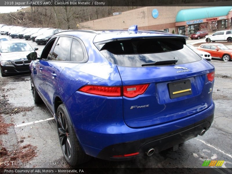 Caesium Blue Metallic / Ebony 2018 Jaguar F-PACE S AWD