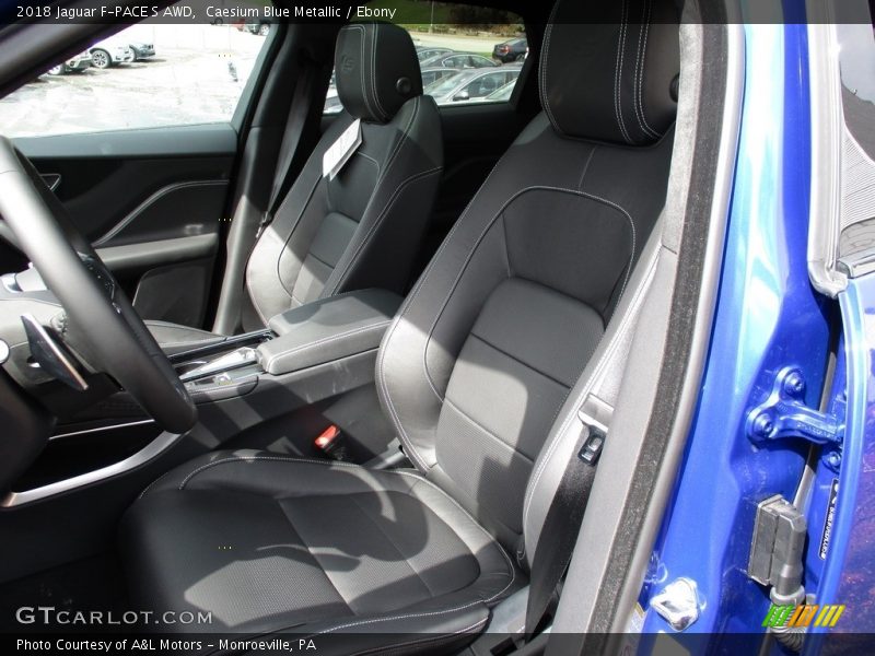 Caesium Blue Metallic / Ebony 2018 Jaguar F-PACE S AWD