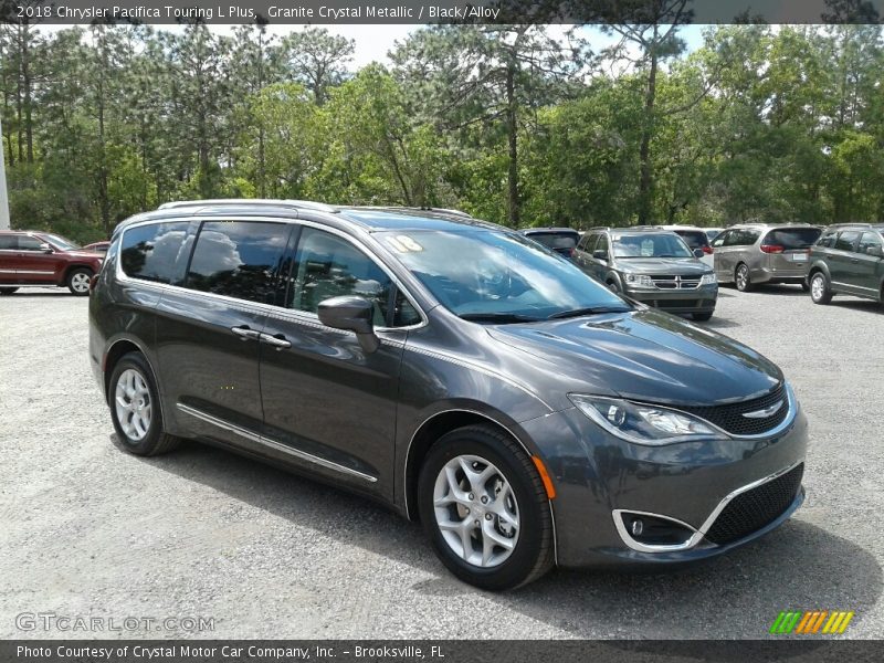 Granite Crystal Metallic / Black/Alloy 2018 Chrysler Pacifica Touring L Plus
