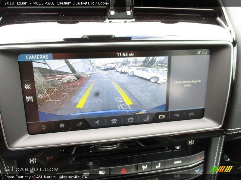 Caesium Blue Metallic / Ebony 2018 Jaguar F-PACE S AWD