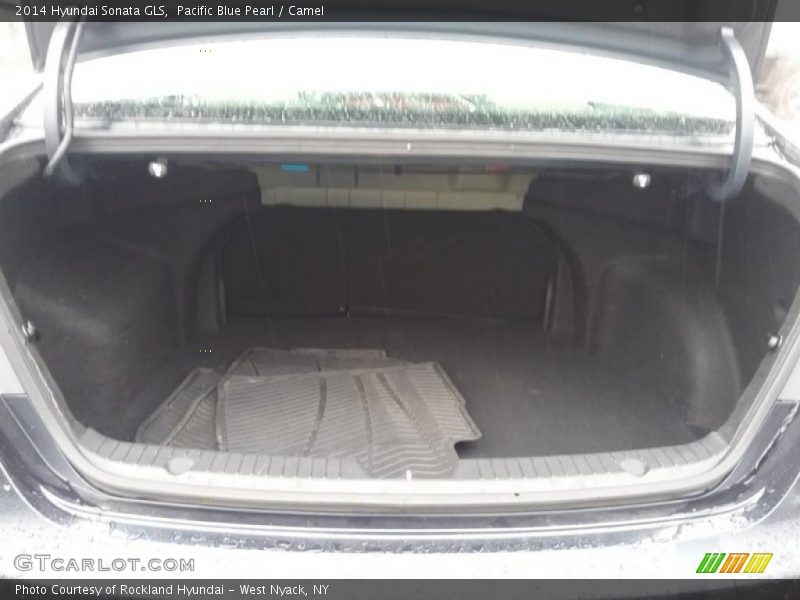 Pacific Blue Pearl / Camel 2014 Hyundai Sonata GLS